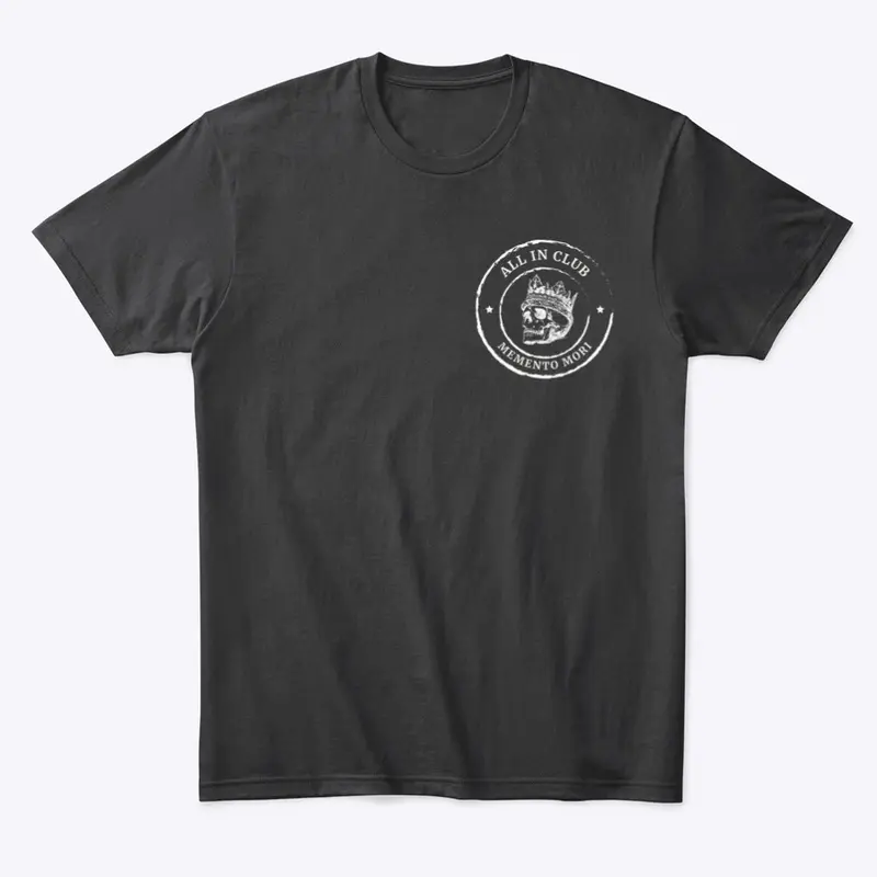 All In Club small logo black shirt